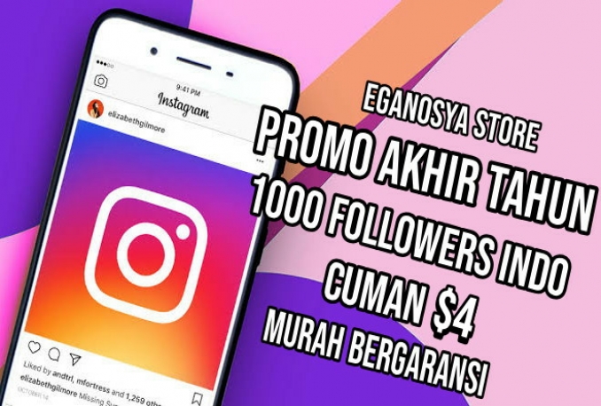 PROMO 1000 Followers Instagram Indonesia Real Aktif
