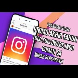 PROMO 1000 Followers Instagram Indonesia Real Aktif