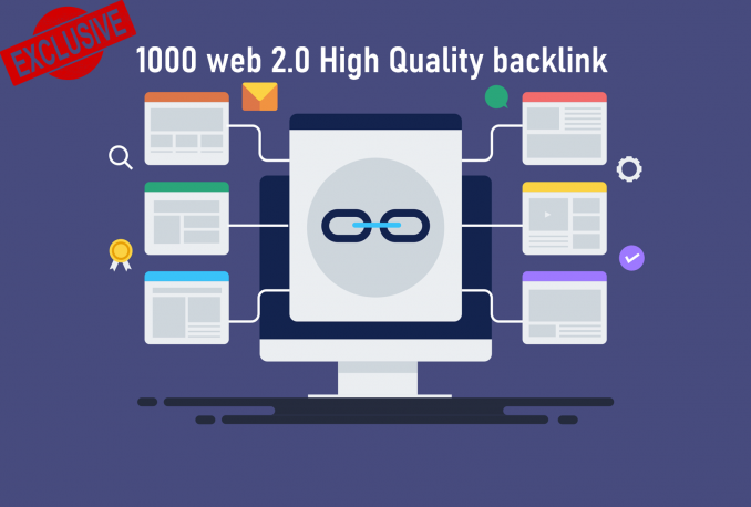 Promo 1000 web 2.0 HQ backlink paling efektif