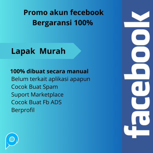 Promo 120 Akun Facebook fb Fresh murah komplit foto Profil cocok untuk ads, spam, dll. Dibuat Manual