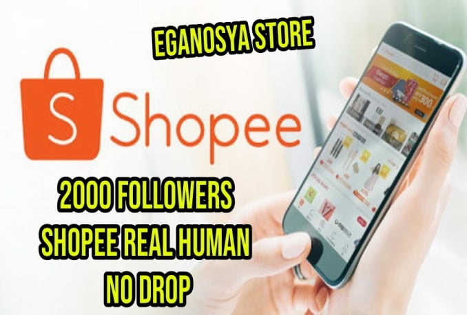 Promo 2000 Followers Shopee Permanent Real Human