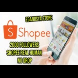 Promo 2000 Followers Shopee Permanent Real Human