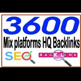 Promo 3600 High Quality Mix platform PR10 to PR6 Backlink