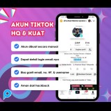 [PROMO] 5 Akun TikTok Fresh Kosongan HQ + Email