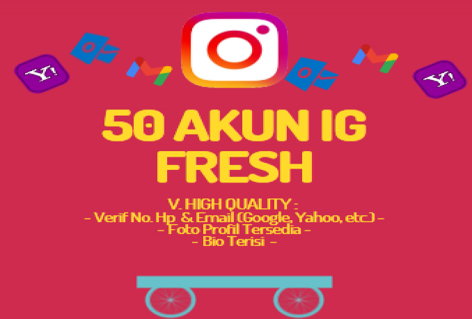 Promo 50 Akun Instagram