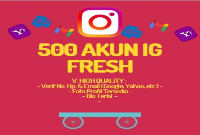 Promo 500 Akun Instagram