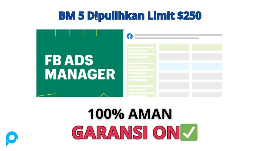 Promo!! Akun BM 5 Restored/Dipulihkan (Business Manager) Spend $250