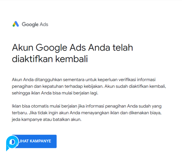 Promo !! AKUN GOOGLE ADS LOLOS BANDING PEMBAYARAN DAN VERIFIKASI