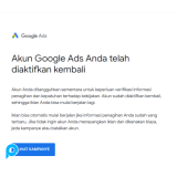 Promo !! AKUN GOOGLE ADS LOLOS BANDING PEMBAYARAN DAN VERIFIKASI