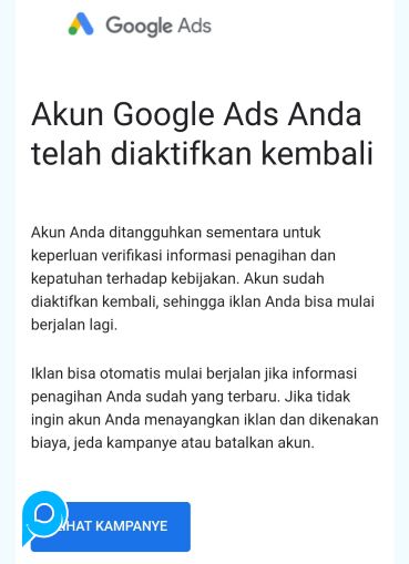 PROMO! Akun Google Ads Verifed PT & Diaktifkan Kembali (Buy 5 Free 1)