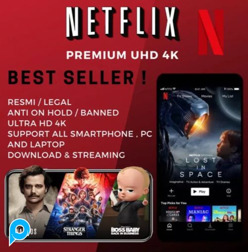(Promo) Akun Netflix Premium 1 Bulan