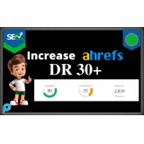 PROMO jasa membesarkan  Domain Rating (DR) ahrefs hingga 30 +