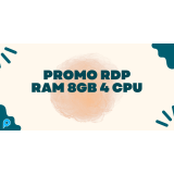 PROMO RDP FULL ADMIN RAM 8GB 4 CPU