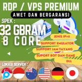 [PROMO] RDP HIGH 8 CORE 16GB RAM 300GB SSD FULL GARANSI 1 BULAN