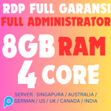 PROMO RDP / VPS RAM 8GB 4CORE 1 BULAN FULL BERGARANSI