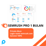 PROMO | SEMRUSH PRO 1 BULAN FULL GARANSI
