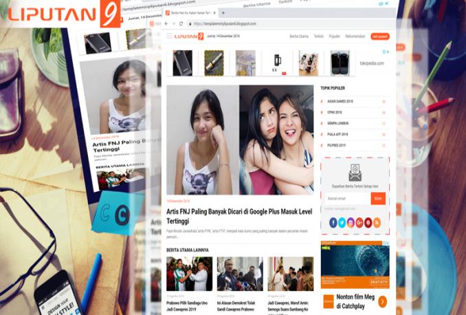 PROMO!!! Template Liputan9 v1.3 (Template Blogspot Mirip Liputan6)