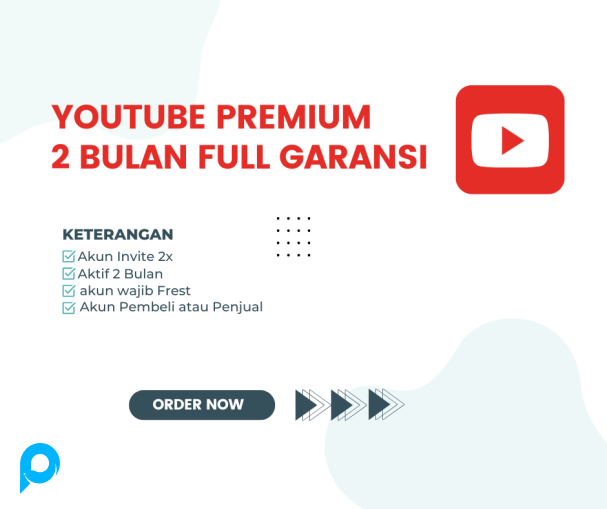 PROMO YOUTUBE PREMIUM MASA AKTIF 2 BULAN FULL GARANSI