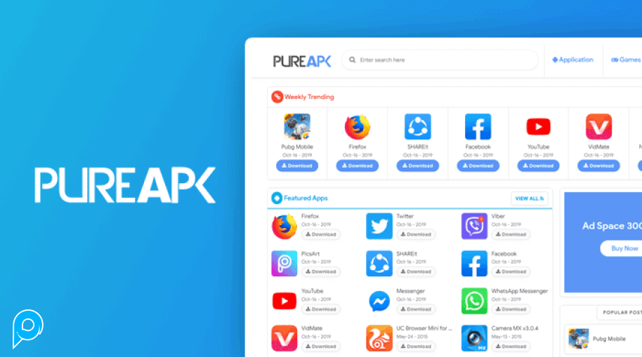 Pure APK Blogger Template Premium