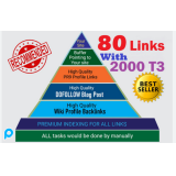 Pyramid 80 Links +2000 layanan backlink SEO Tier-3 untuk Meningkatkan peringkat teratas Anda Dengan 