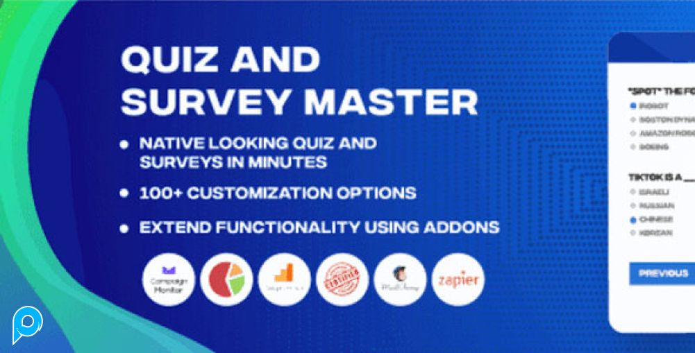 Quiz Survey Master + Addons – Best Quiz Survey Maker - Plugin Wordpress