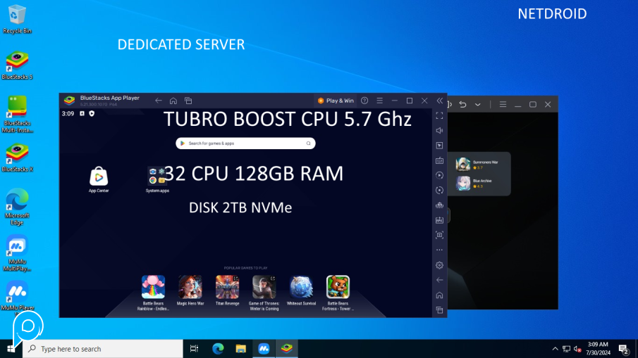 RDP 5.7 Ghz Turbo Boost AMD EPYC 4584PX 32 CPU 128GB RAM Dedicated Server