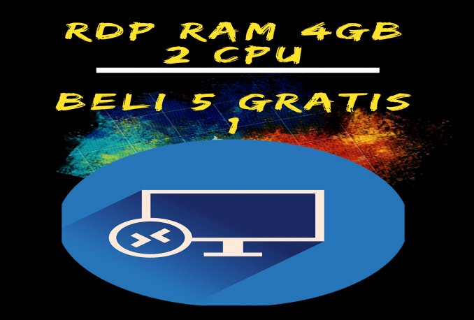 RDP ADMIN RAM 4GB 2 CPU BISA DI PERPANJANG