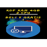 RDP ADMIN RAM 4GB 2 CPU BISA DI PERPANJANG