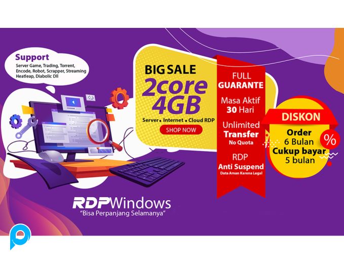 RDP Administrator 4 GB RAM 2 CPU 120 GB SSD(SUPPORT Torrent,Trafic,Bot,Hitleap,DLL)