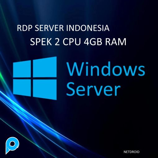 RDP Full Admin Server Indo/ALL REGION Spek 2 VCPU 4GB RAM 80GB ULTRA SSD Bisa Perpanjang