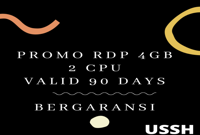 RDP RAM 4GB 2 CPU 90 HARI