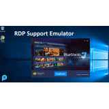 RDP Support Emulator Windows 8 VCPU 32GB RAM 200GB SSD