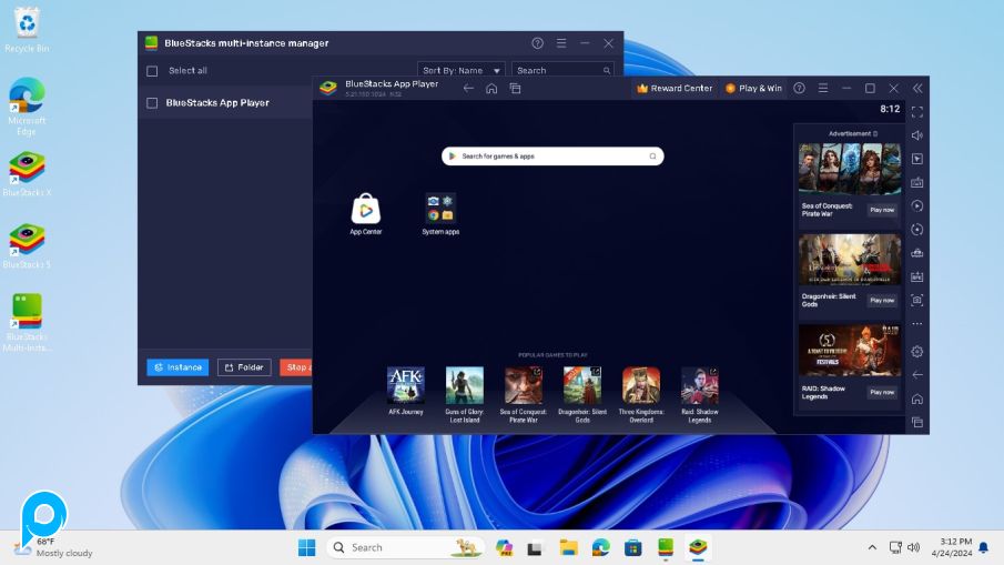 RDP Support,Emulator,OBS,Bot, Windows,Linux 32 CPU 64GB RAM Full Admin