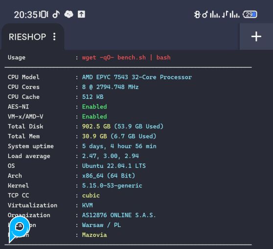 RDP VPS 2 CPU 4 GB RAM