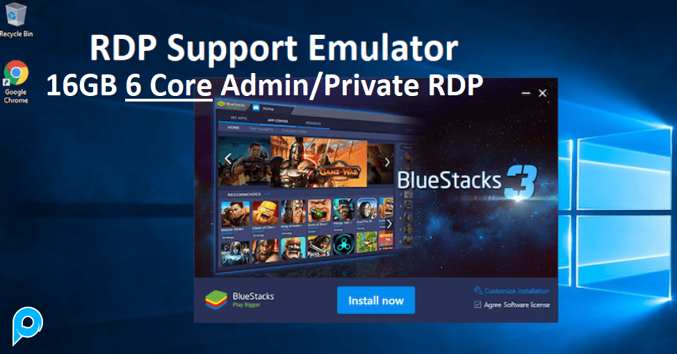 RDP / VPS Full Admin Server Spek 6 VCPU 16GB RAM 120GB SSD Support Ipts, Anti Browser, Legal Softwar