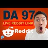 REDDIT Profile Backlink SUPERSTRONG DA97 High Quality