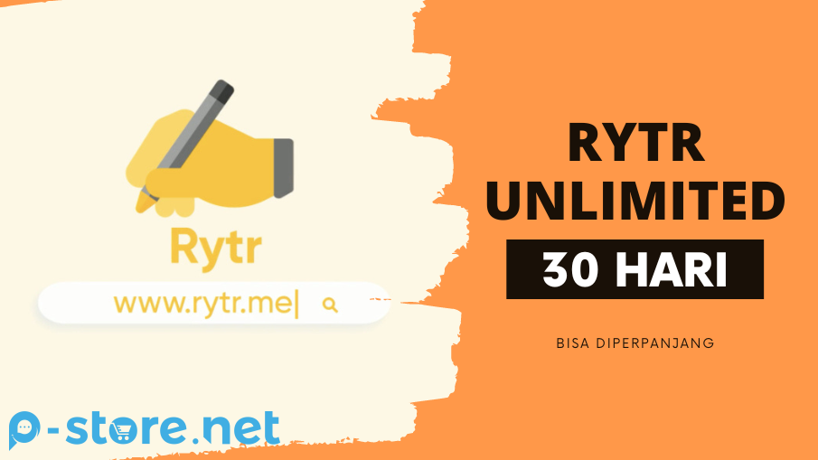 RYTR UNLIMITED 30 HARI BISA DIPERPANJANG