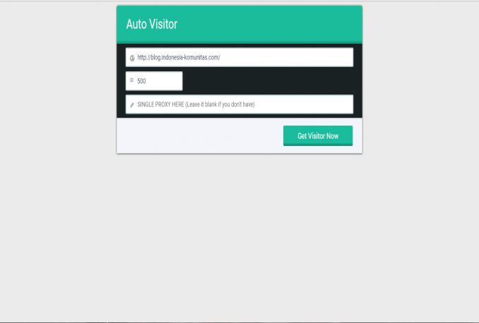 Script Auto Visitor Untuk All Website