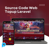 Script Source Code Website Top Up Laravel Terbaru Modern
