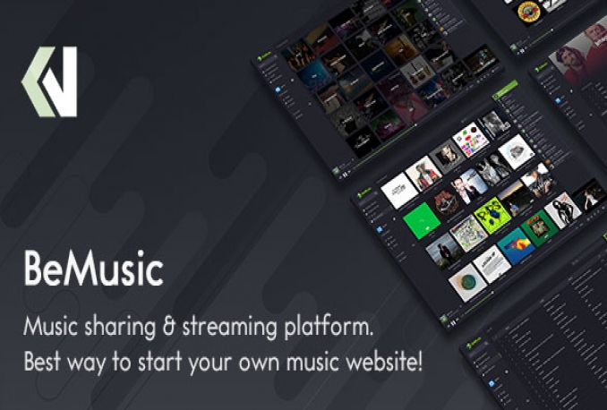 Sell BeMusic (V2.4.7) - Music Streaming Engine/Script