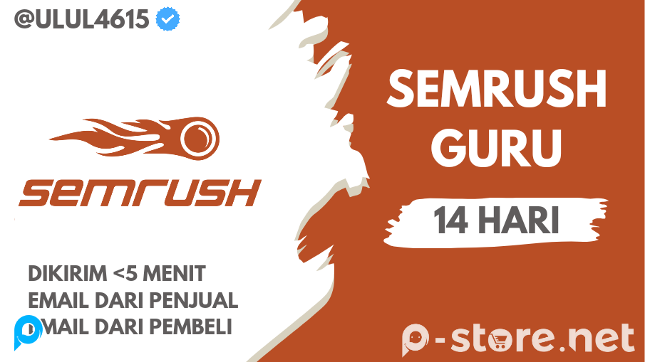 SEMRUSH GURU 14 HARI BERGARANSI !