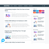 SeoPro - Responsive Premium Blogger Template
