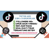 Sepaket Akun TikTok Ads + 3 BM + 3 Akun iklan