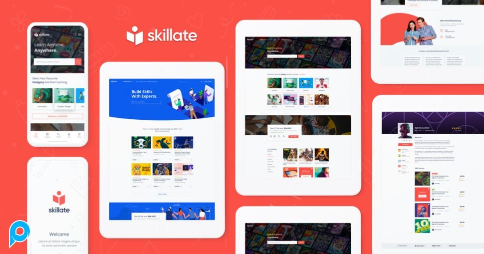 Skillate – WordPress ELearning Theme