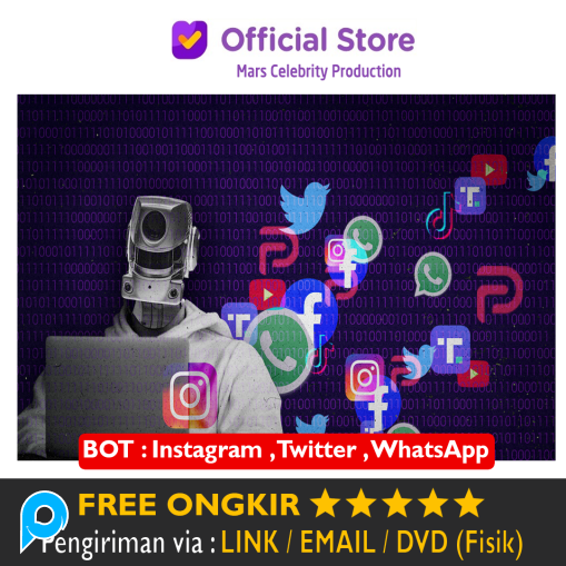 Software Auto BOT Instagram Twitter WhatsApp Premium IG WA - Auto Follow Likes Comment Message Chat