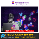 Software Auto BOT Instagram Twitter WhatsApp Premium IG WA - Auto Follow Likes Comment Message Chat