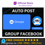 Software BOT Auto Posting ke Seluruh Grup Facebook Group Otomatis Anti Blokir Posting Foto & Video T