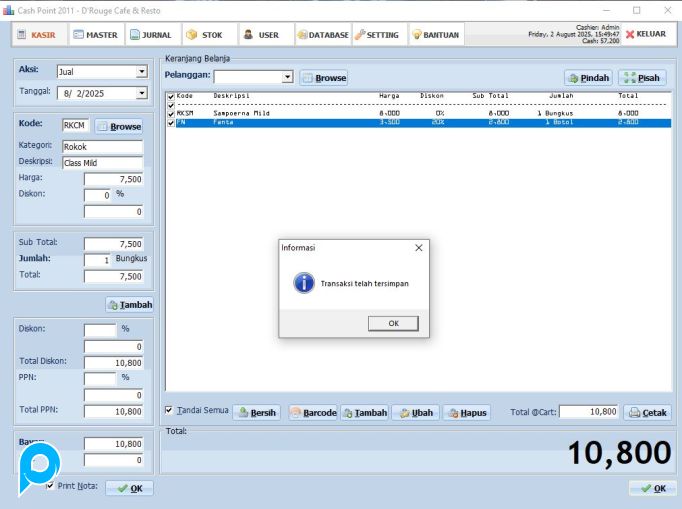 software kasir termurah permanen no liceskey