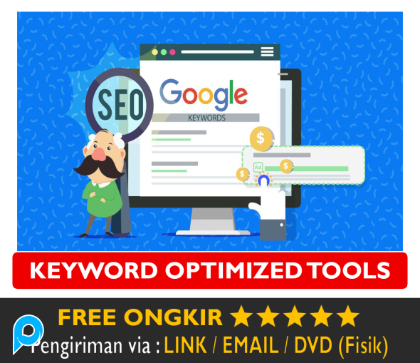 Software Keyword Optimizer Pro Tools Optimasi Kata Kunci SEO Google Marketing Premium Search Engine 
