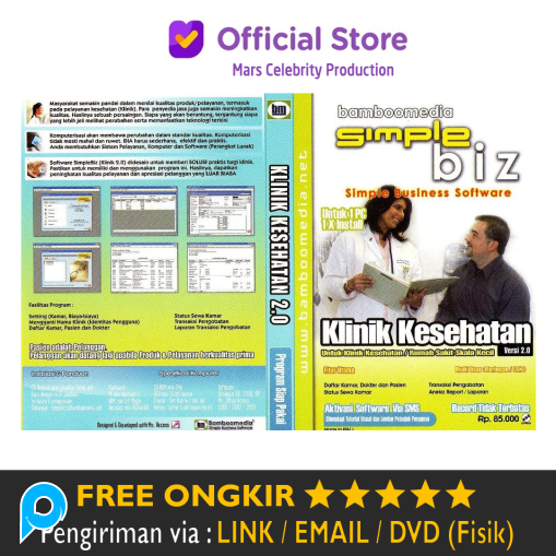 Software Klinik Berobat Kesehatan Pasien Dokter Full Version Terbaru Lifetime Premium PRO Plus